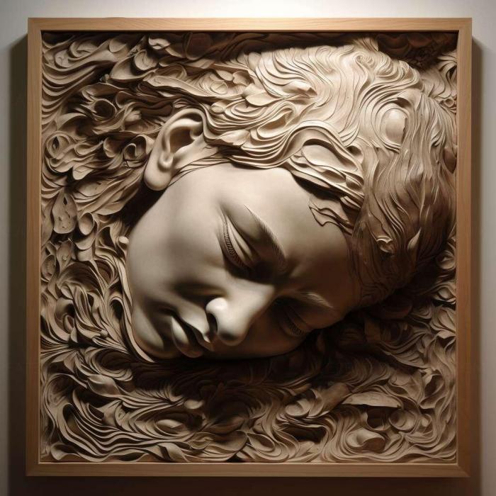 نموذج ثلاثي الأبعاد لآلة CNC 3D Art 